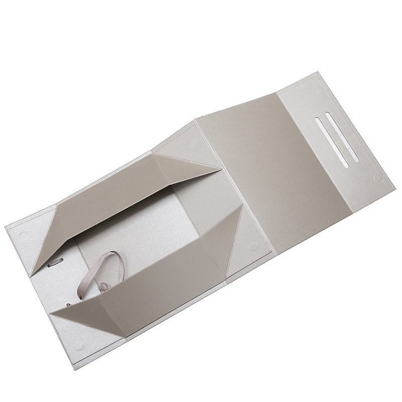 Pakaian Kemasan Baju Khusus Baju Perhiasan Perhiasan Ribbon Lipat Proposal Magnetic Gift Cardboard Box Bahan Daur Ulang