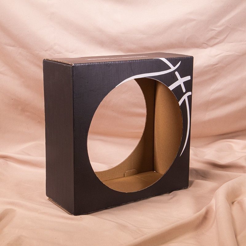 3 Ply E Flute Rigid Paper Display Box Untuk Basketball Football Disesuaikan