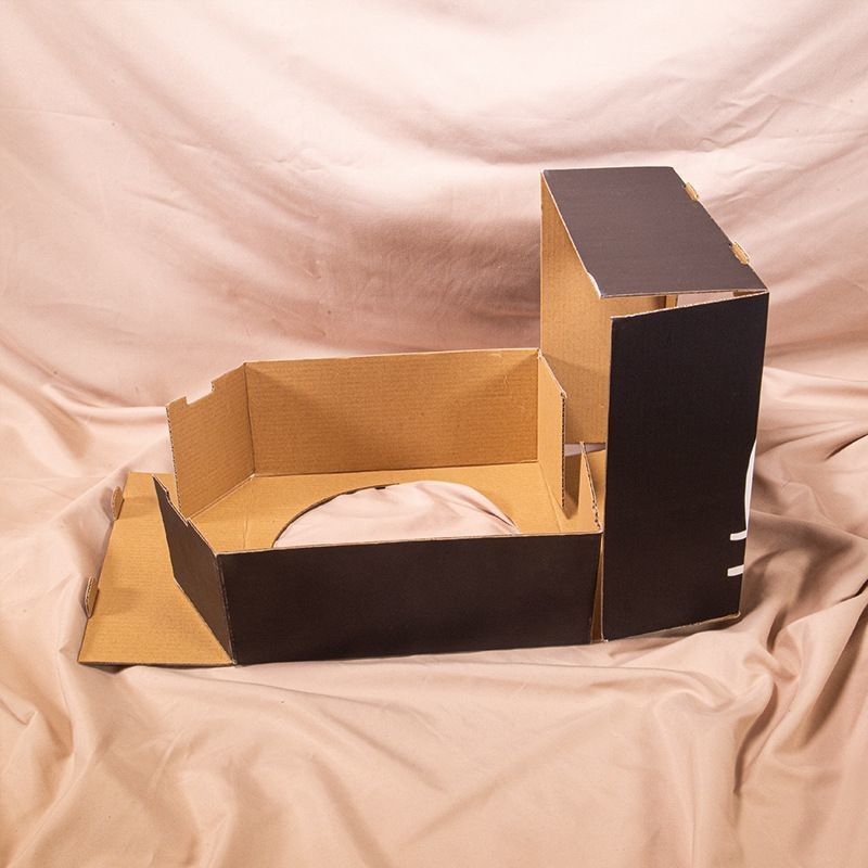 3 Ply E Flute Rigid Paper Display Box Untuk Basketball Football Disesuaikan