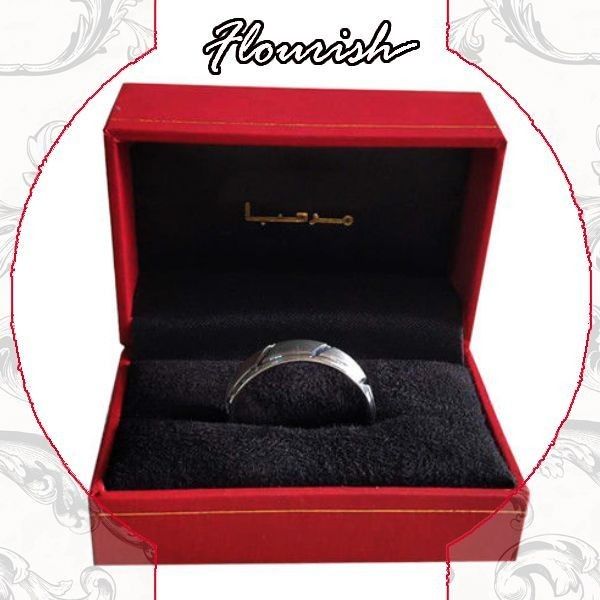 Portable Hinged Clamshell Tipe Perhiasan Kemasan Kertas Hadiah Kotak dengan Velvet Insert Menurut Persyaratan Pelanggan