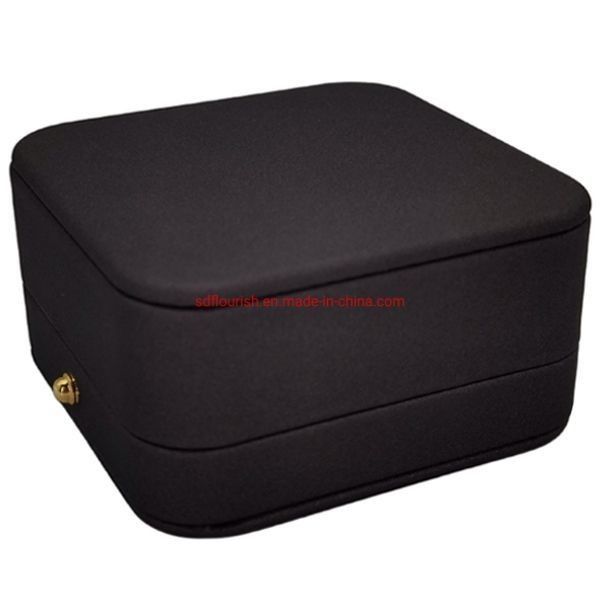 Custom Logo Printing Black Texture Paper Watch Packaging Gift Box Menurut Permintaan Pelanggan untuk Produk Mewah