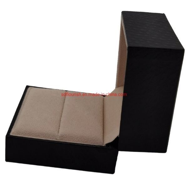 Custom Logo Printing Black Texture Paper Watch Packaging Gift Box Menurut Permintaan Pelanggan untuk Produk Mewah