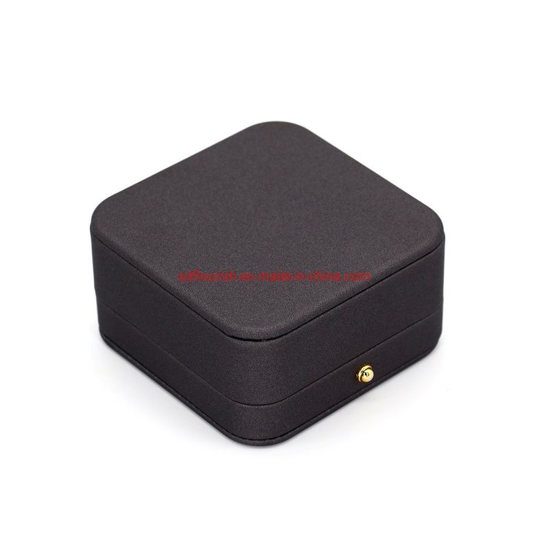 Hot Stamping Surface Handling Elegant Grey Color Square Shape Bracelet Bangle Gift Packaging Box Pink