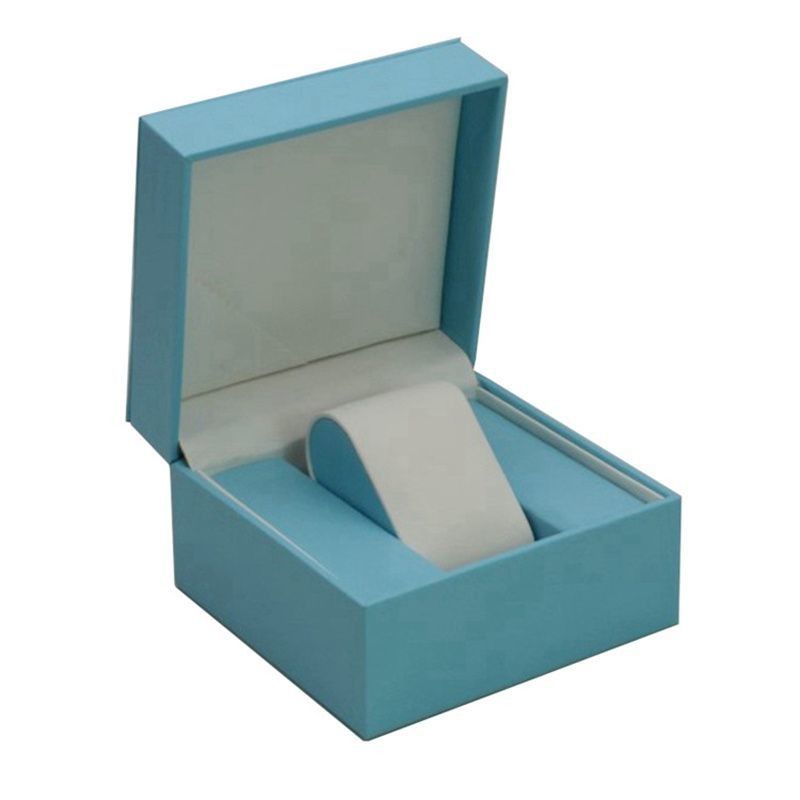 Ivory Board PU Kulit Kado Display Box Eco Friendly Untuk Cincin Perhiasan Jam Tangan Dompet