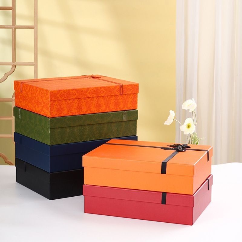 Pencetakan Dua Sisi Festival Pernikahan Kosmetik Parfum Kertas Kertas Kertas Kemasan Hadiah Kertas Custom Shipping Box dengan Tutup