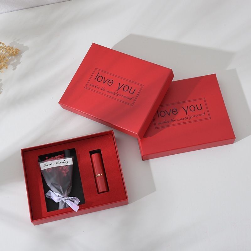 Kardus bergelombang Botol parfum kosmetik Lipstick Bunga Makeup Anggur Pengiriman Kertas penyimpanan