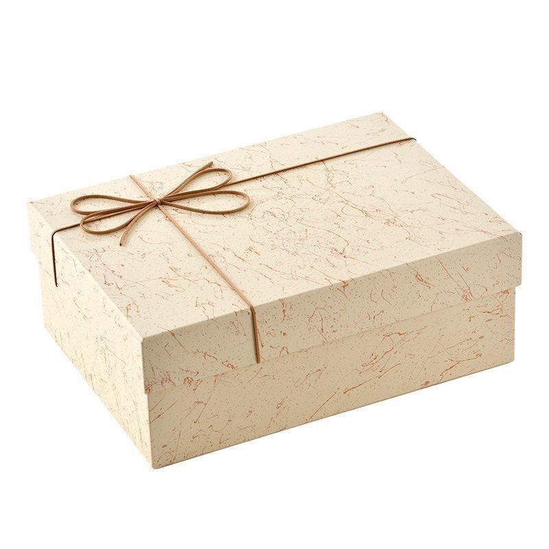 Solid Warna Natal Rigid Gift Packaging Box Kertas Karton Kemasan Box Custom