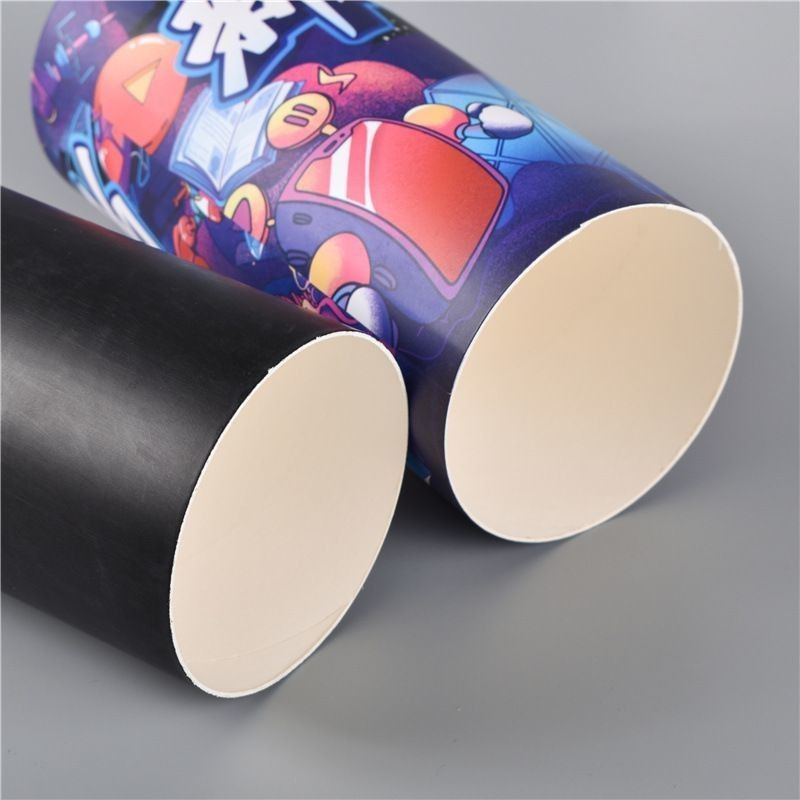 Food Grade Kraft Paper Round Tube Box Untuk Teh Kopi Bunga Gift Packaging Disesuaikan