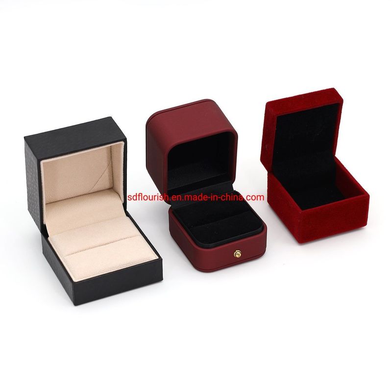 Clamshell Desain Elegant Warna Hijau Kardus Kardus Proposal Cincin Kotak Hadiah dalam Format CDR/EPS/JPG/TIF