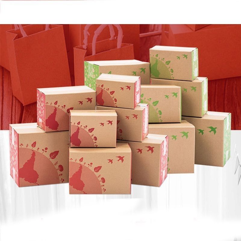 3 Ply B Flute Flat Pack Kotak Karton Lipat Kotak Karton Putih Untuk Minuman Anggur Bir Susu