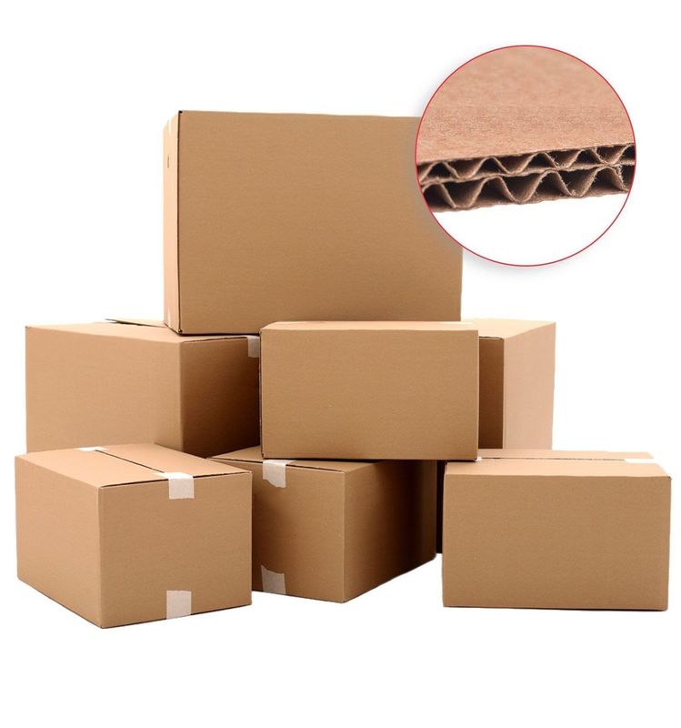3 Ply B Flute Flat Pack Kotak Karton Lipat Kotak Karton Putih Untuk Minuman Anggur Bir Susu
