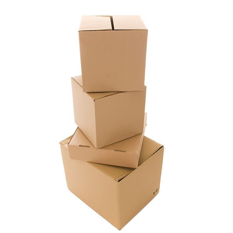 3 Ply B Flute Flat Pack Kotak Karton Lipat Kotak Karton Putih Untuk Minuman Anggur Bir Susu