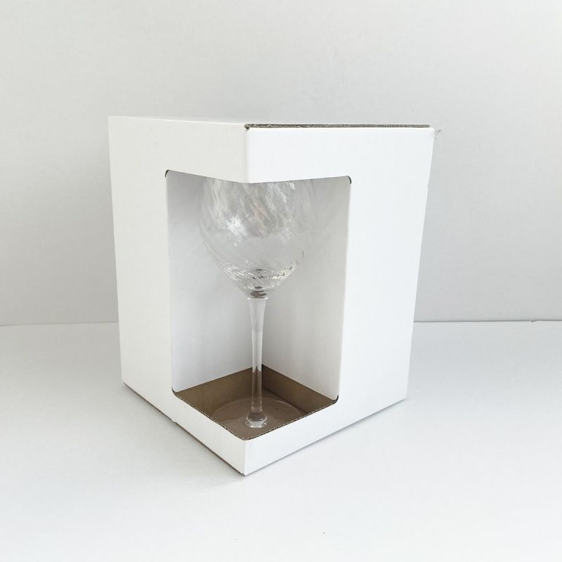 3/5 Plys Kotak Kertas Kraft Bergelombang Kemasan Untuk Champagne Wine Bear Milk Tea Glass Mug