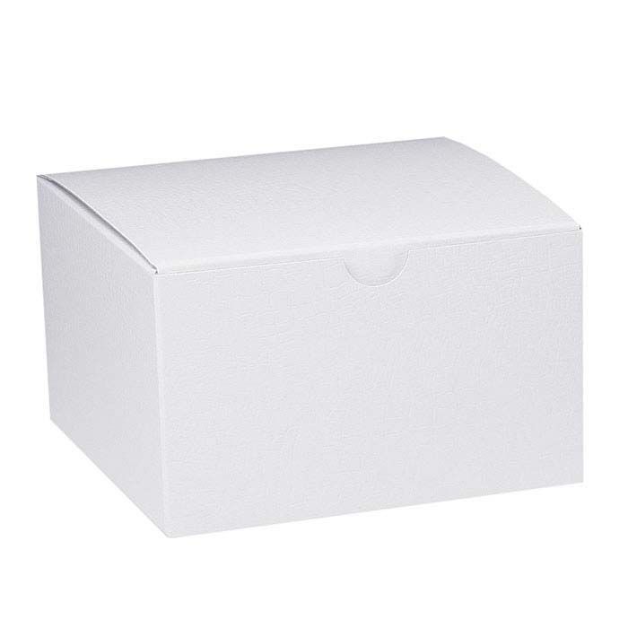100% Daur Ulang Kertas Top Tuck Lipat Satu Potongan Bungkusan Bergelombang Kotak Hadiah dan Groove Tekstur Kotak Pengiriman Kraft Alami