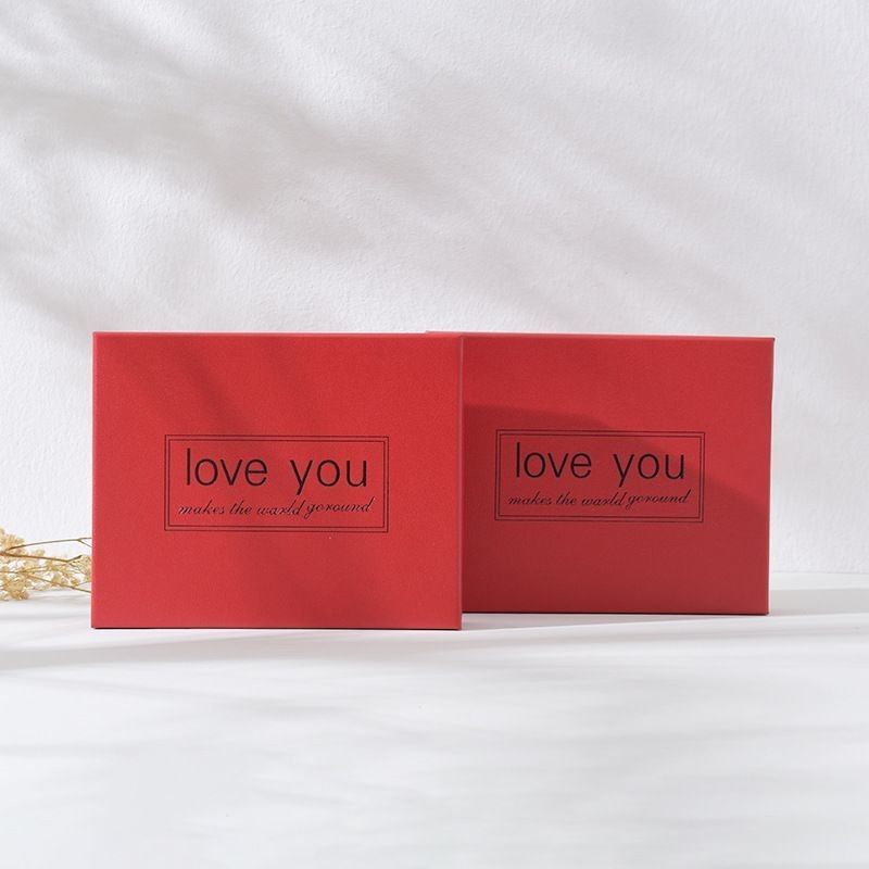 Langit dan Bumi Tutup Lipstick persegi panjang Customized Perfume Box Hadiah untuk Perbaikan Pernikahan Customized