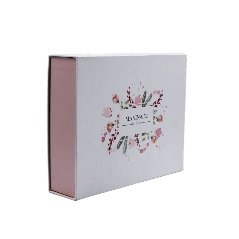Custom Magnetic Closure White Cardboard Gift Box Untuk Hari Ibu Hari Valentine