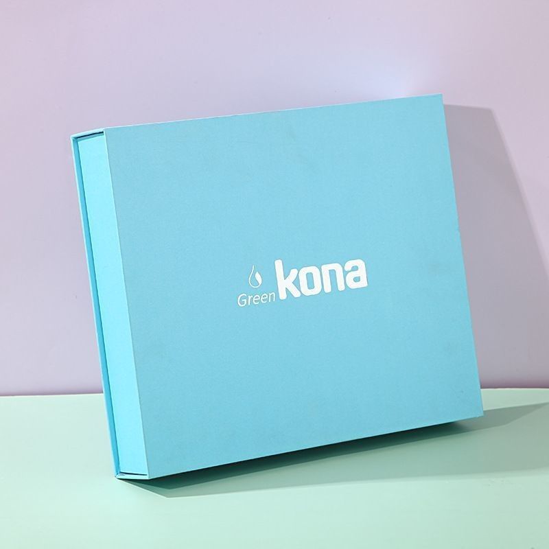 Solid Color Magnetic Packaging Box Matt Laminated Folding Rigid Cardboard Gift Box