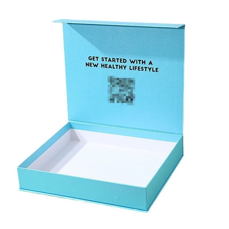 Solid Color Magnetic Packaging Box Matt Laminated Folding Rigid Cardboard Gift Box