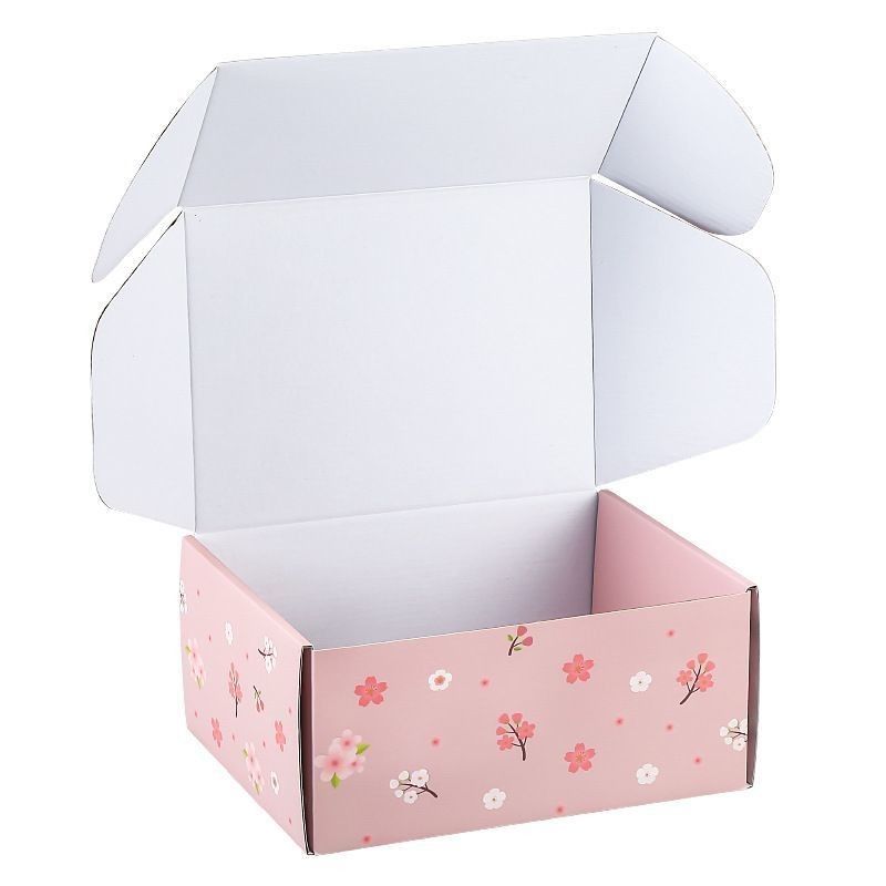 E Commerce Bisnis Lipat Kotak Hadiah Kotak Karton Kotak Karton Corrugated Paper Rigid Mailers