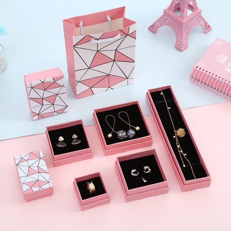 Hot Stamping Kertas Perhiasan Kotak Bow Tie Tutup Dan Base Karton Kertas Kemasan Kotak Hadiah