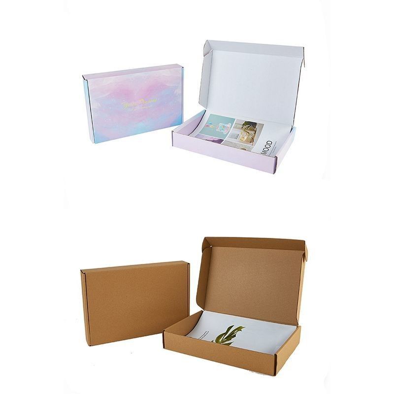 OEM Lipat Kotak Hadiah Kertas Packing Mailer Box Custom Untuk Sepatu T-shirt Pakaian