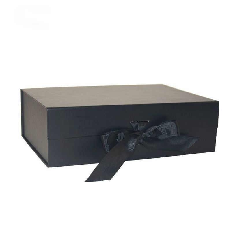 Make up Kosmetik Kaos Sepatu Kemasan Lipat Custom Logo Storage Box dengan pita dan Logo Printing