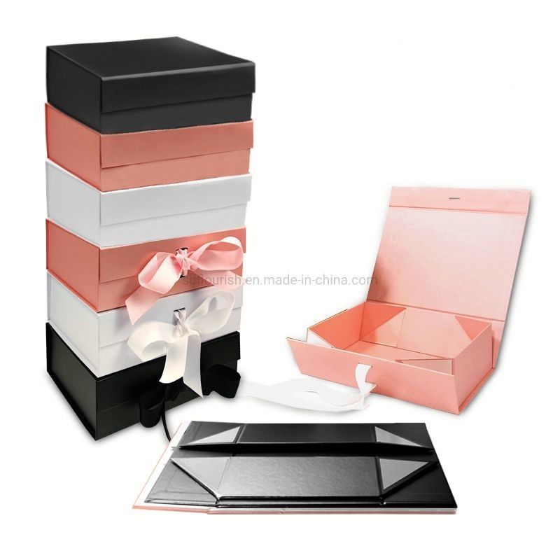 Custom Magnetic Closure Foldable Cardboard Packaging Box for Food Household Electronics Cosmetics Cake Perhiasan dan Hadiah