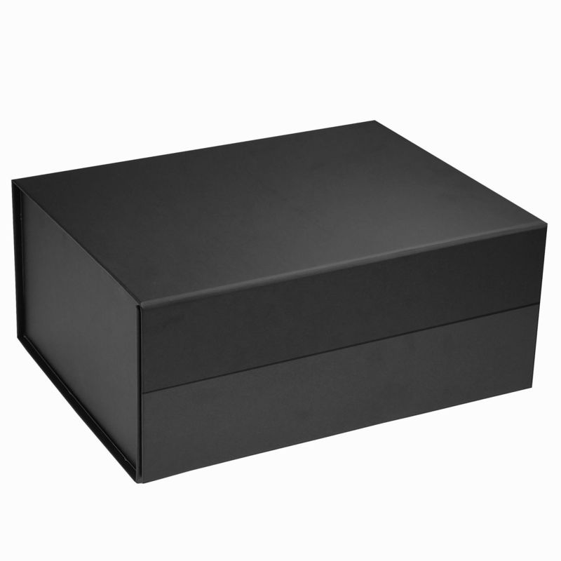 Kotak kemasan bergelombang magnet lipat untuk jam tangan parfum bunga kue perhiasan sepatu anggur