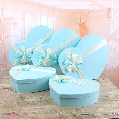 Heart Shaped Customized Gift Box For Birthday Wedding Gift Packaging Paper Box