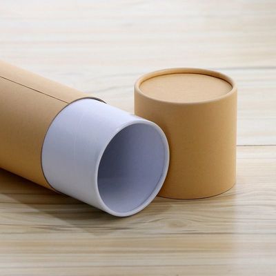 Lightweight Paper Cans Packaging Eco Friendly Recyclable Kraft Paper Tube Cans
